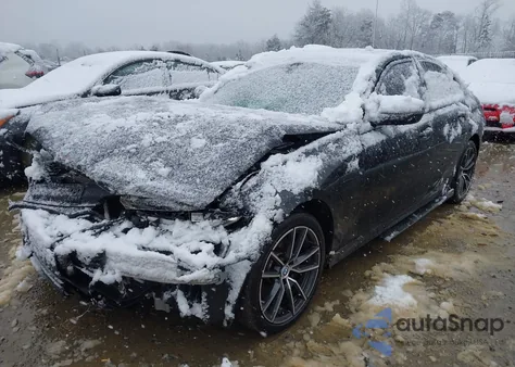 2021 BMW 330E из США, поврежденный, VIN WBA5P7C08MFL18700